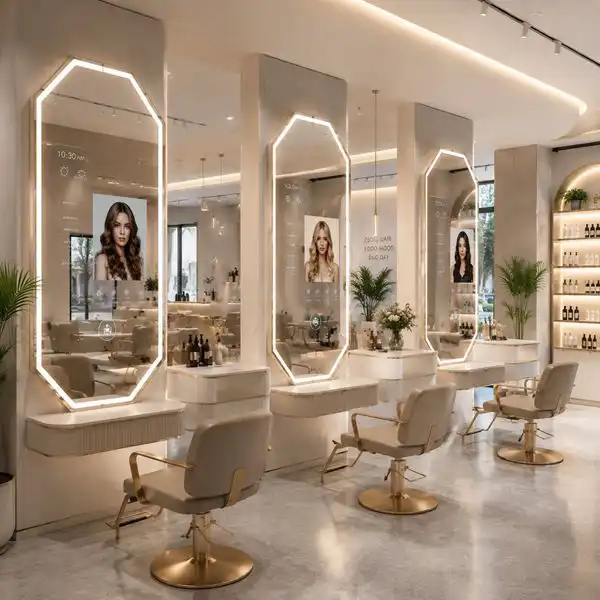 Beauty Salon Smart Mirror Trends for Luxury Salons